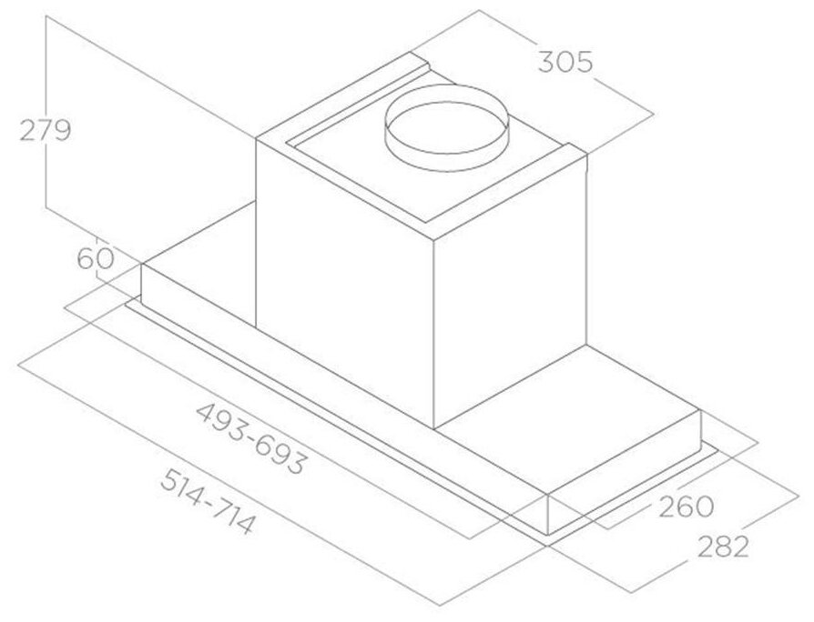 Elica boxin ix a 60 схема встраивания