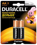 Батарейка Duracell Basic AA (2шт) LR6-2BL Батарейка Duracell Basic AA (2шт) LR6-2BL